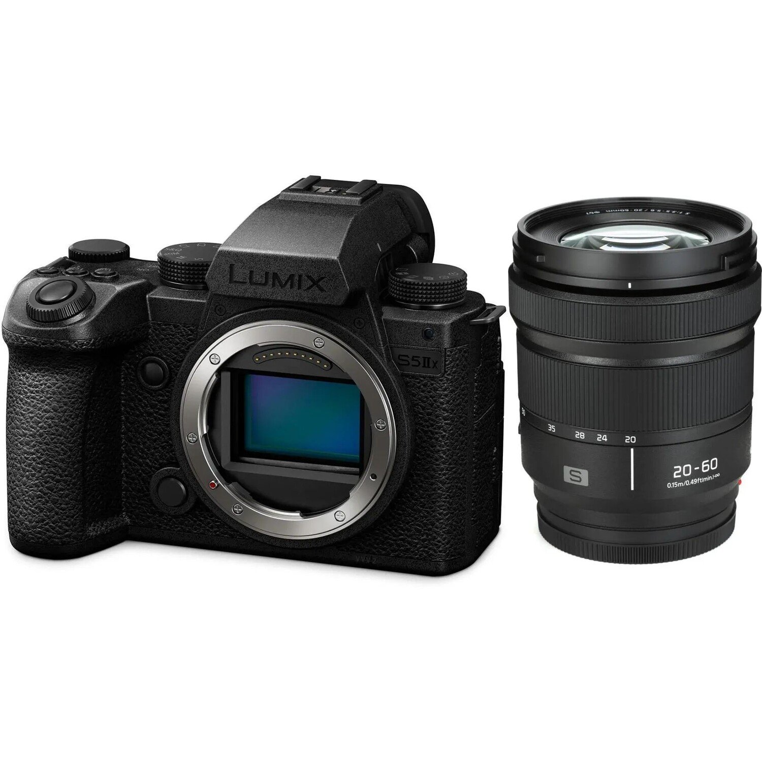

Полнокадровая беззеркальная камера Panasonic Lumix S5M2X и объектив S-R2060 S 20–60 мм f/3,5–5,6