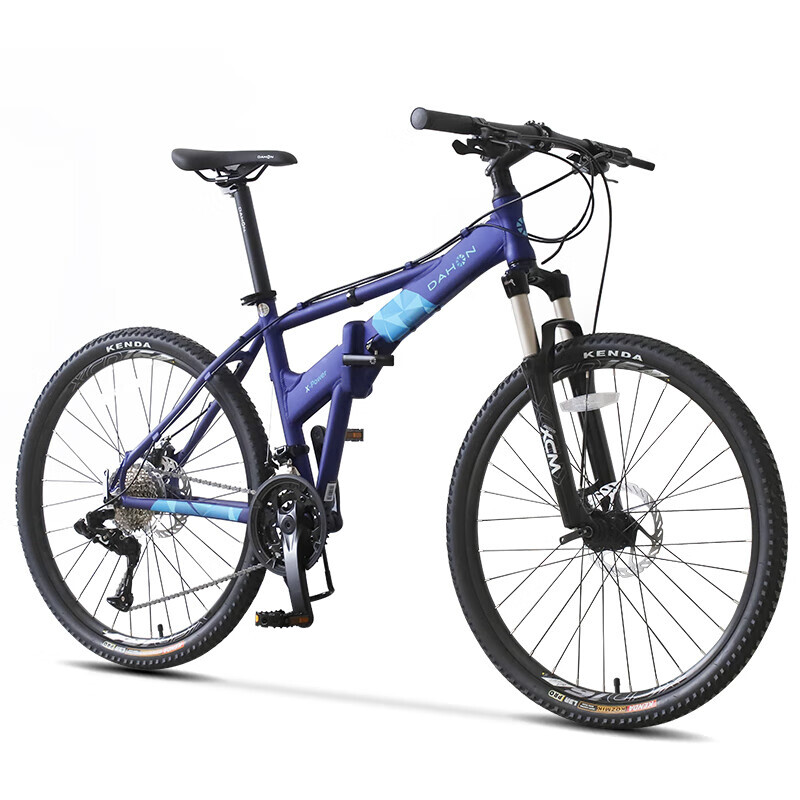 

Складной горный велосипед DAHON, 26-дюймовый алюминиевый сплав, 27-скоростной дисковый тормоз, мужской и женский горный велосипед XAA673M, матовый синий