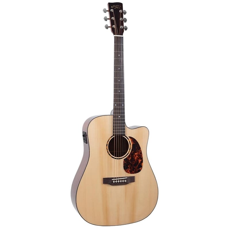 цена Акустическая гитара Recording King RD-G6-CFE5 G6 Series Dreadnought Cutaway Acoustic Electric Guitar, Natural