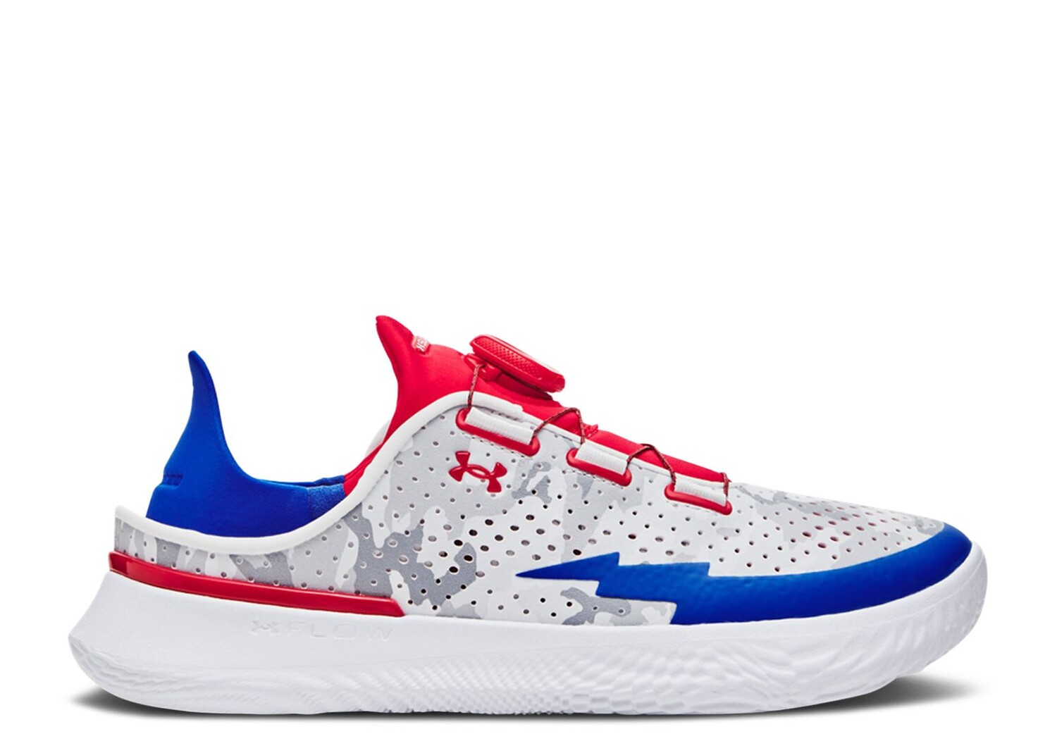 

Кроссовки Under Armour Slipspeed Gs 'Red White Blue Camo', белый