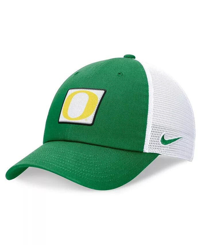 

Мужская регулируемая шляпа зеленого/белого цвета Oregon Ducks Primetime Club Trucker Nike, зеленый
