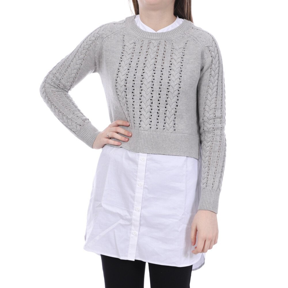 

Свитер French Connection Crochet, серый