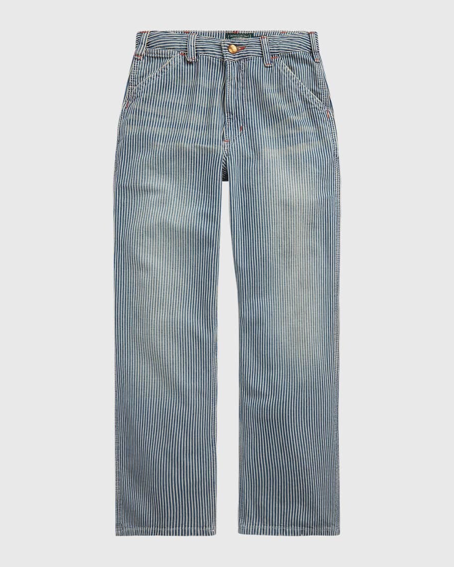 

Брюки Carpenter в полоску для мальчика, размер 10-20 Ralph Lauren Childrenswear