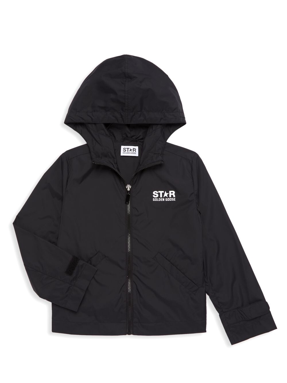 

Куртка-ветровка с логотипом Little Boy's & Boy's Star Logo Golden Goose, черный