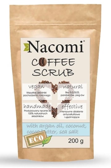 Сухой кофейный скраб для тела, 200 г Nacomi, Coffee Scrub