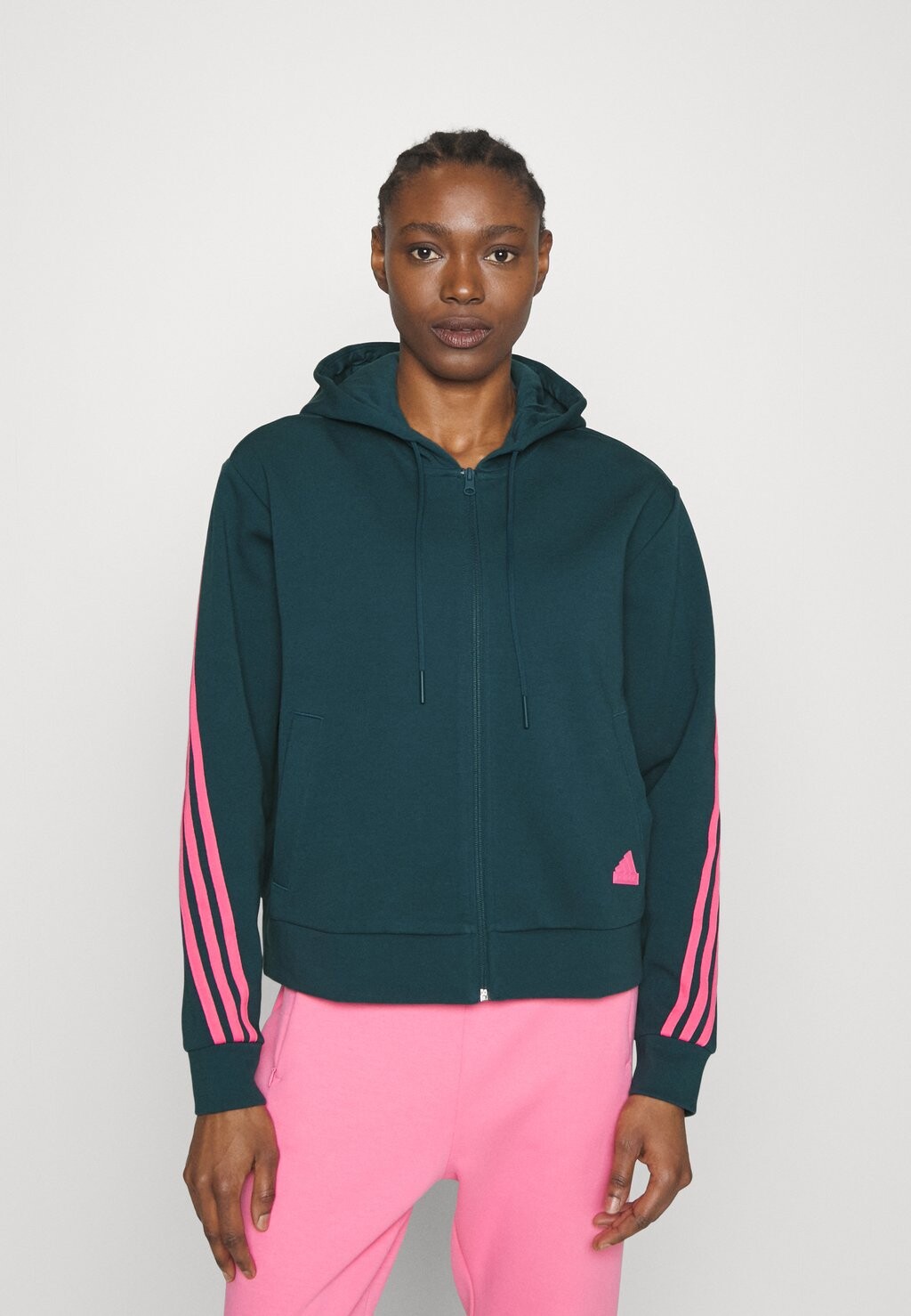 

Толстовка на молнии Adidas, синий