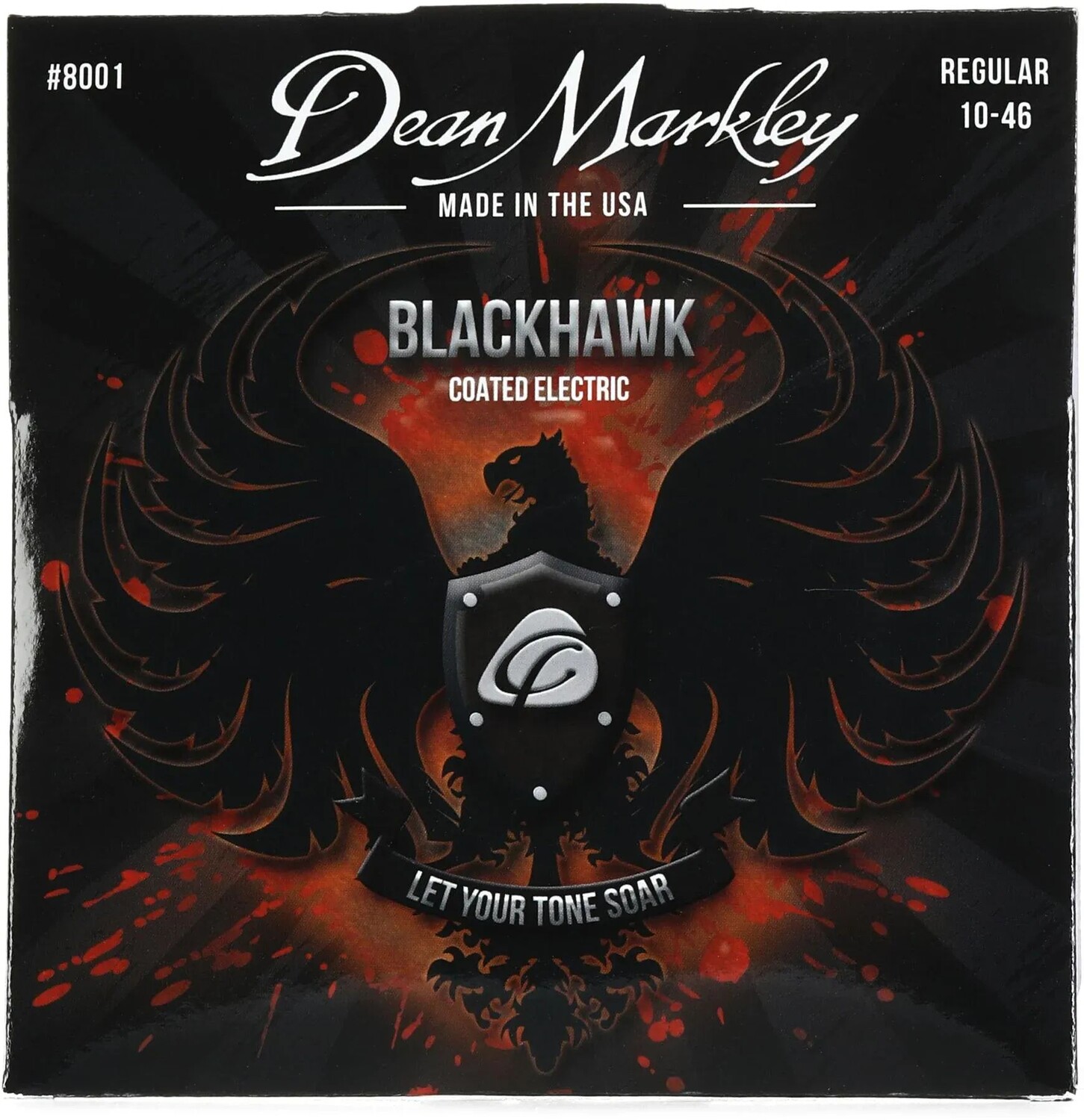 

Струны для электрогитары Dean Markley Blackhawk с покрытием — обычные, .010–.046