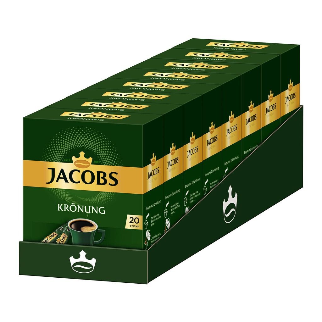 

Растворимый кофе JACOBS Krönung 8 x 20 напитков в палочках растворимый кофе