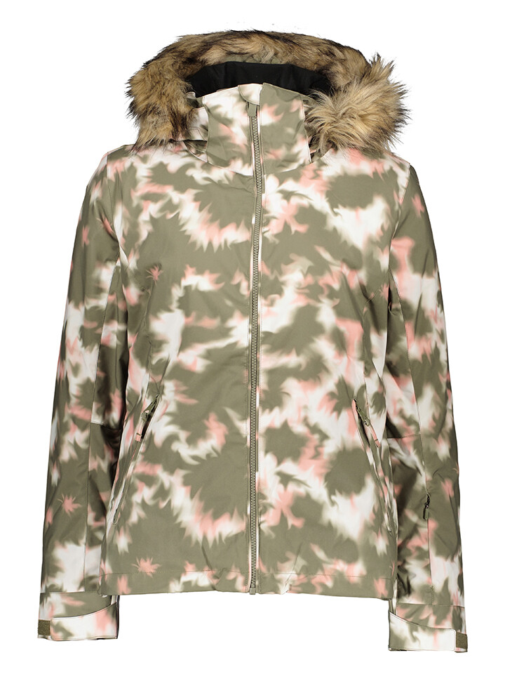 

Лыжная куртка Roxy, цвет Khaki/Rosa