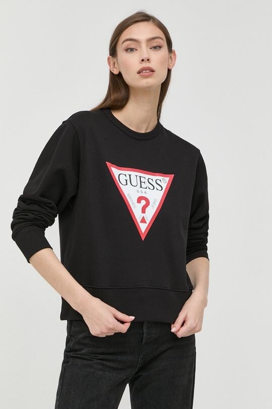 

Угадайте, толстовка Guess, черный