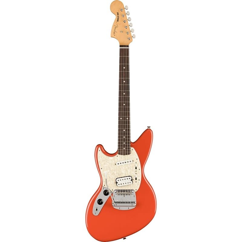 Электрогитара Fender Kurt Cobain Left-Handed Jag-Stang Electric Guitar - Fiesta Red