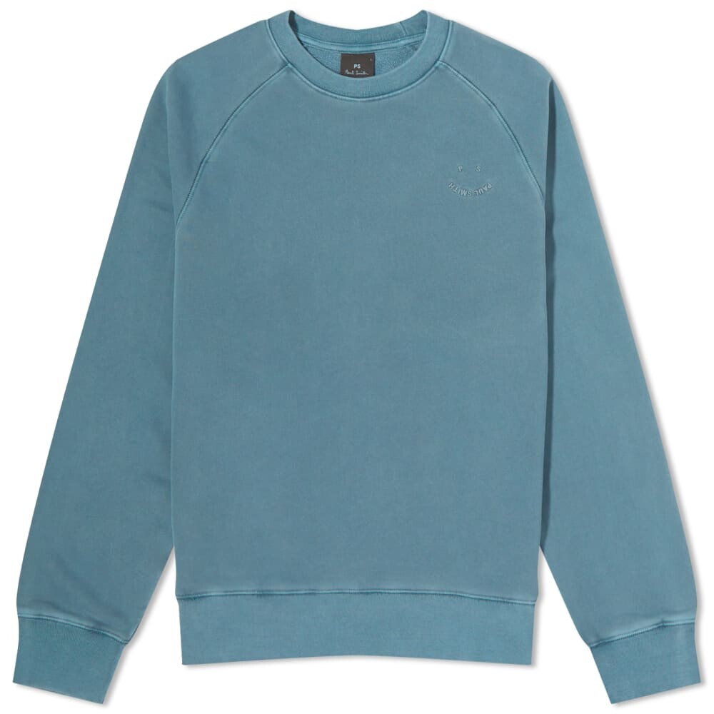 

Свитшот Paul Smith Happy Crew, синий