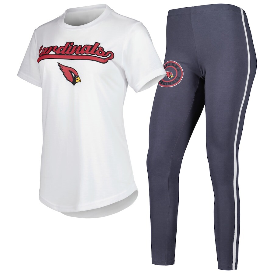 

Пижамный комплект Concepts Sport Arizona Cardinals, белый