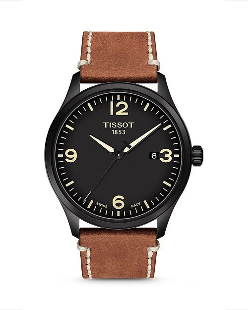 

Мужские часы XL, 42 мм Tissot, цвет Brown