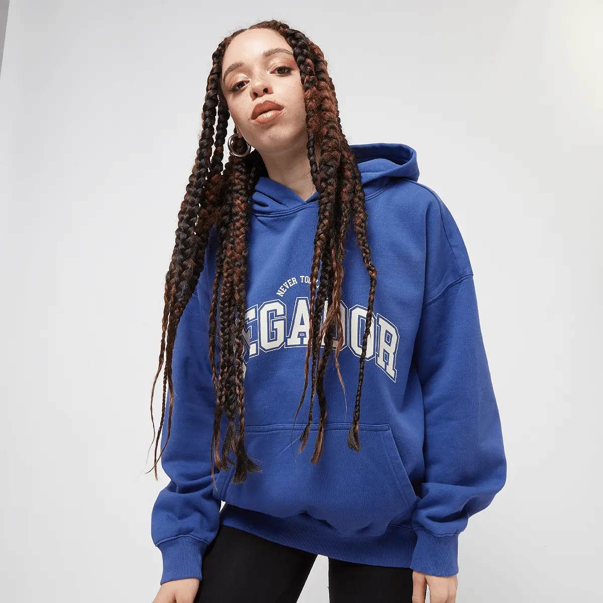 

Худи Pegador Wayruna Oversized, синий/серебристый