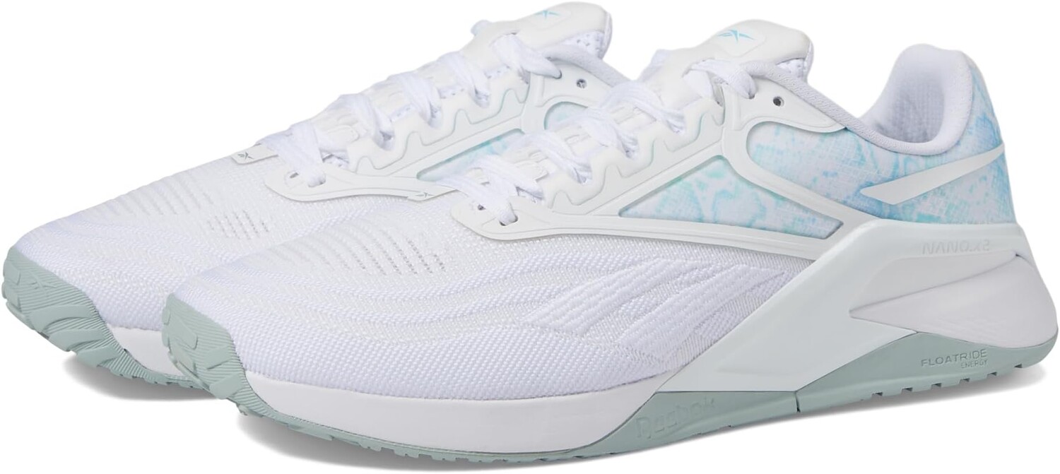 

Кроссовки Nano X2 Reebok, цвет White/Seaside Grey/Hint Mint