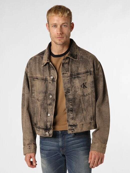 

Джинсовая куртка Calvin Klein Jeans, коричневый