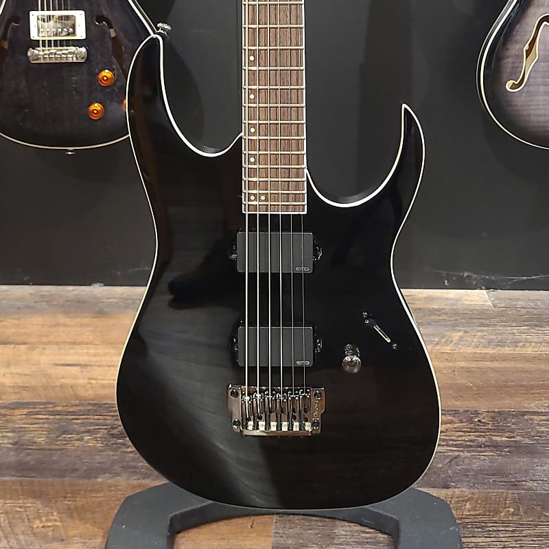 Электрогитара Ibanez RGIB21-BK Black Baritone Electric Guitar #472 uniplus m21 500 595 compatible brady m21 vinyl label tapes 0 5 inch 12 7mm for brady bmp21 plus iapal labpal label maker wt bk