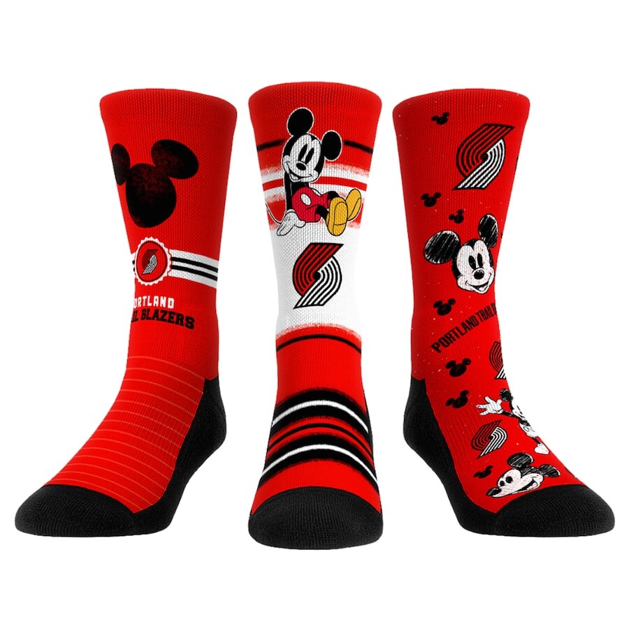 

Комплект носков Rock Em Socks Portland Trail Blazers, красный