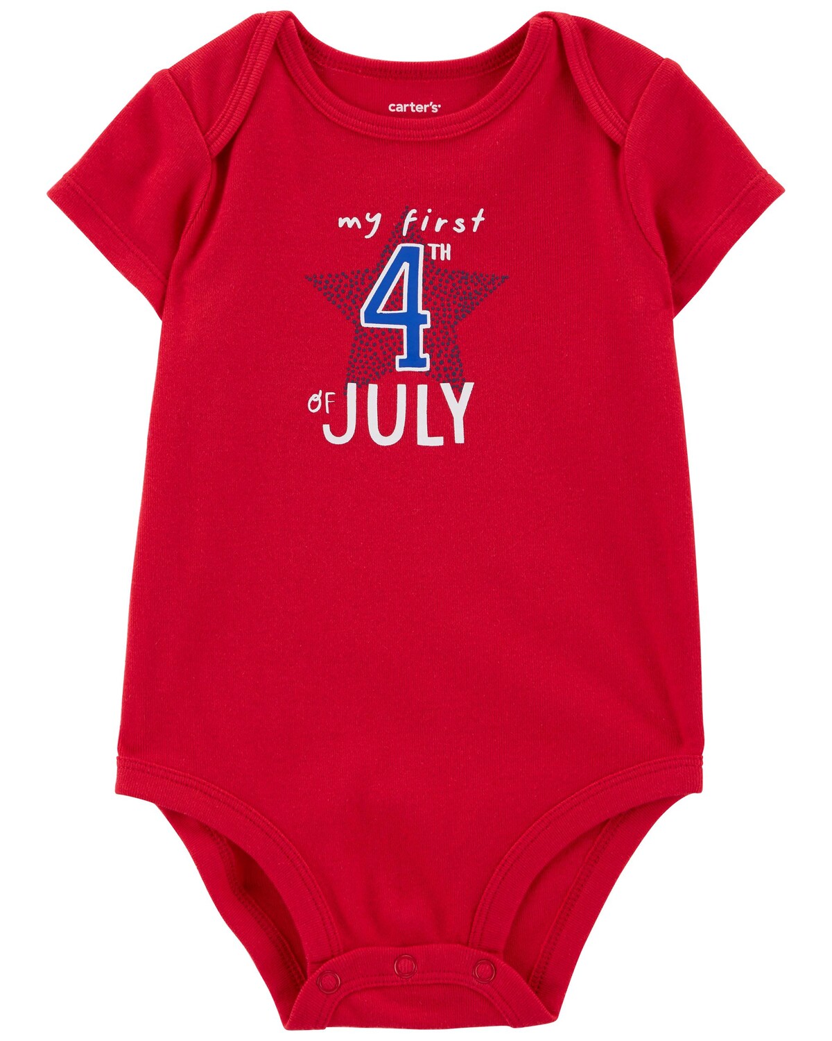

Боди с короткими рукавами Baby First 4th Of July Carter's, красный