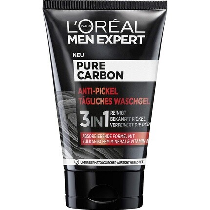 

Гель для умывания для лица Men Expert с вулканическим минералом и витамином B3 100мл, L'Oreal