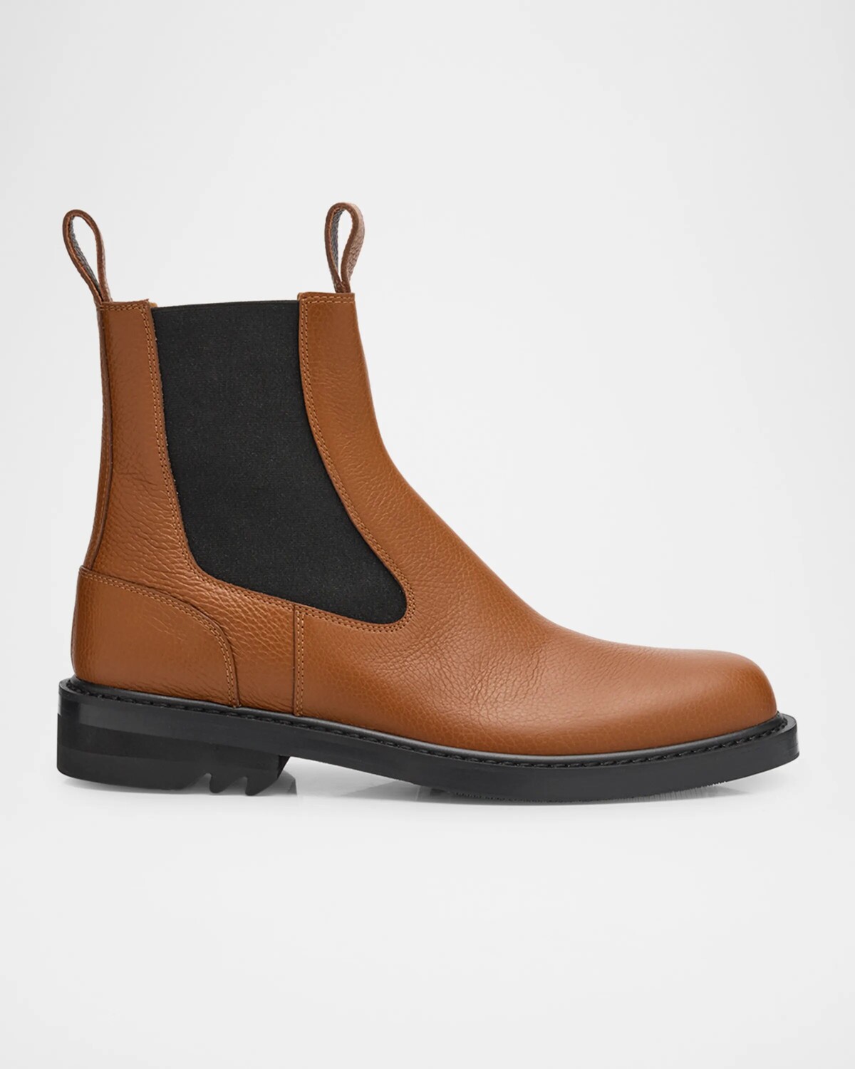 

Мужские кожаные ботинки челси QU110 Dries Van Noten, цвет Tan 712