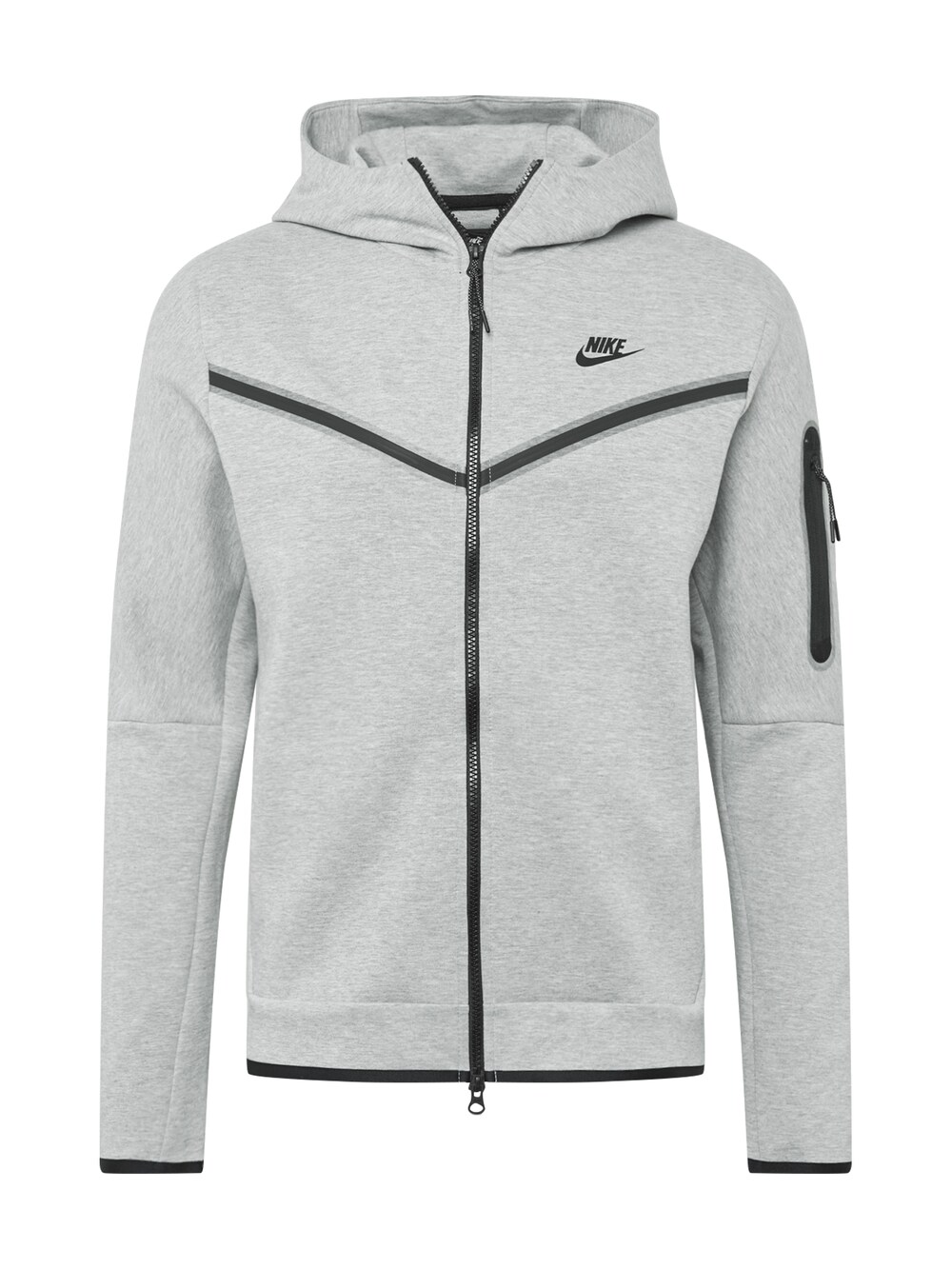 Толстовка на молнии Nike Sportswear, серый толстовка на молнии nike sportswear бежевый