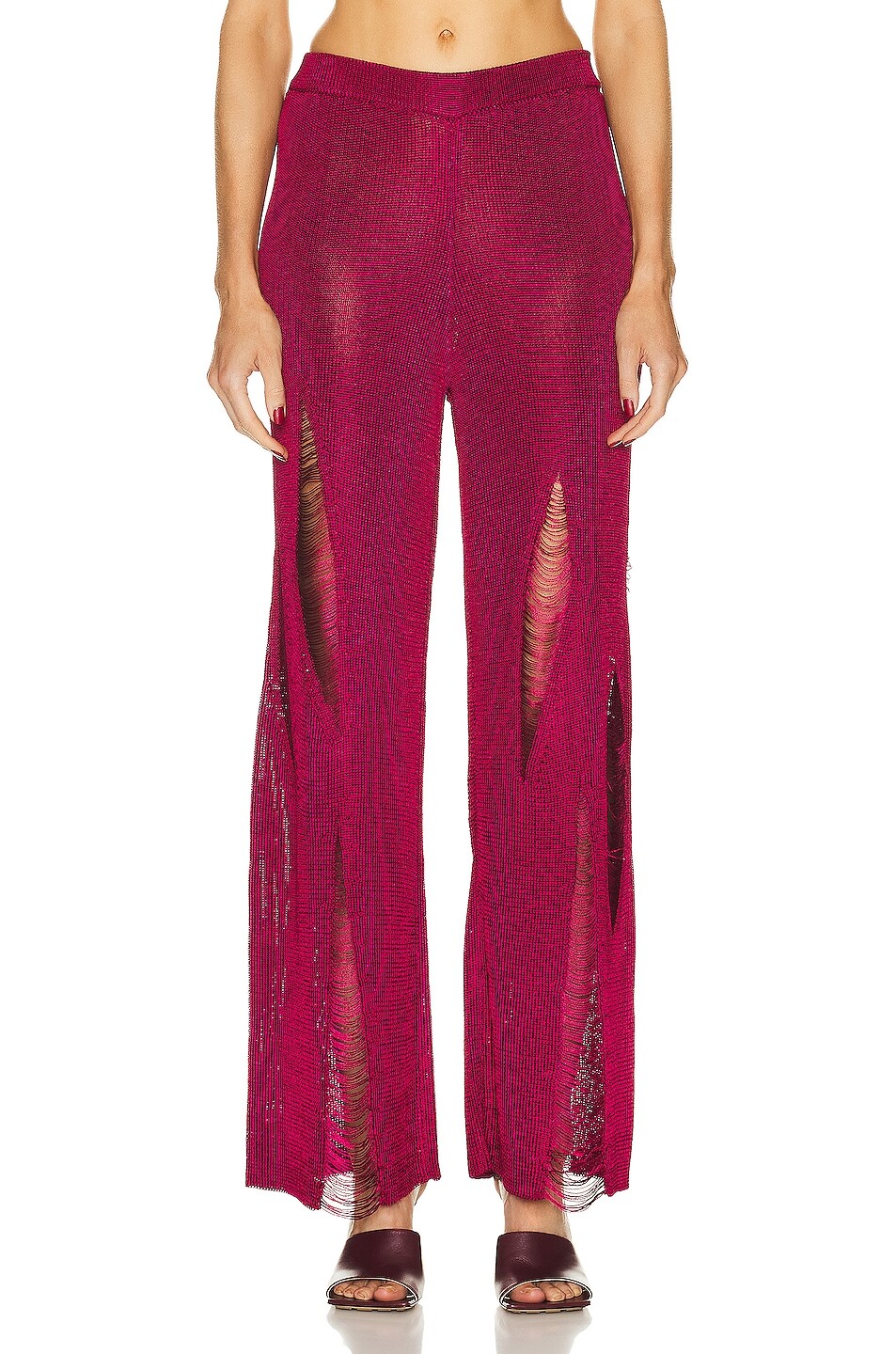 

Брюки Cult Gaia Katana Knit, цвет Carmine