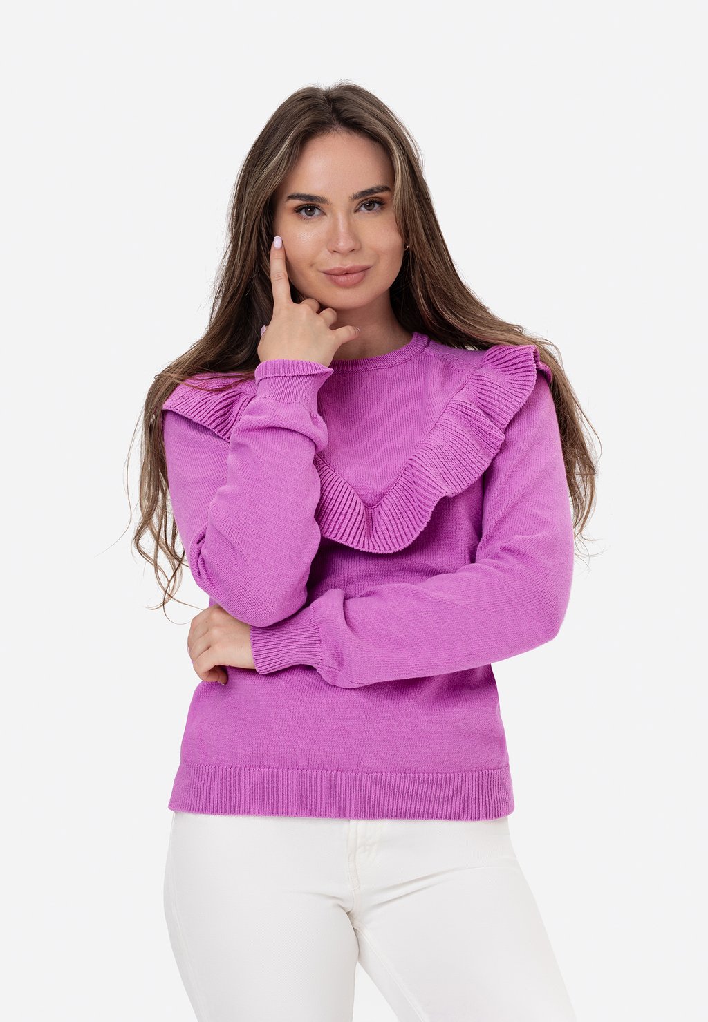 Свитер Laurella, розовый свитер odelia laurella зеленый