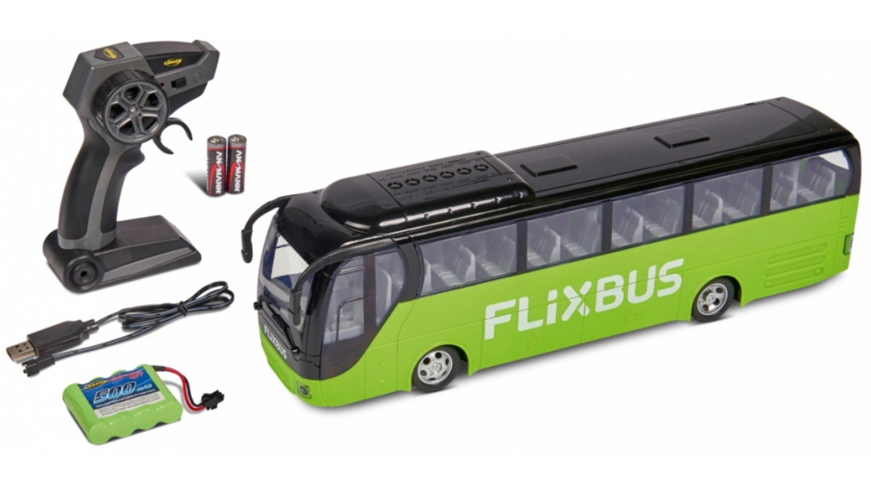 Carson FlixBus 2,4 ГГц, 100% RTR, автобус с дистанционным управлением, радиоуправляемый автомобиль электрический радиоуправляемый автомобиль с дистанционным управлением
