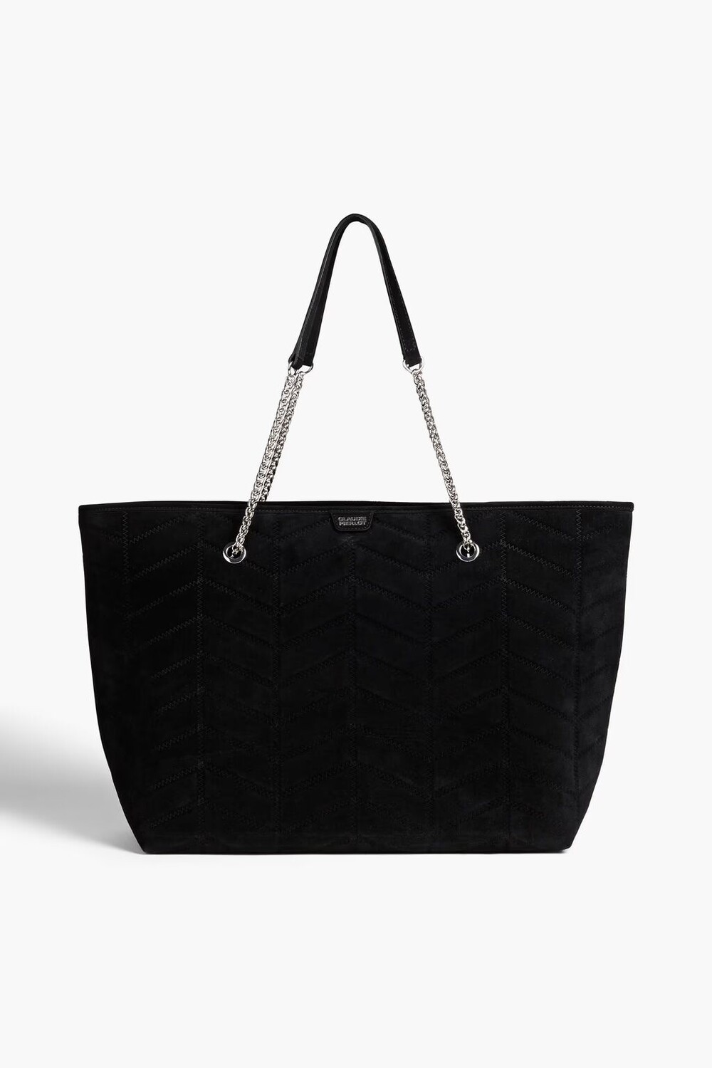 

Suede tote Claudie Pierlot, черный