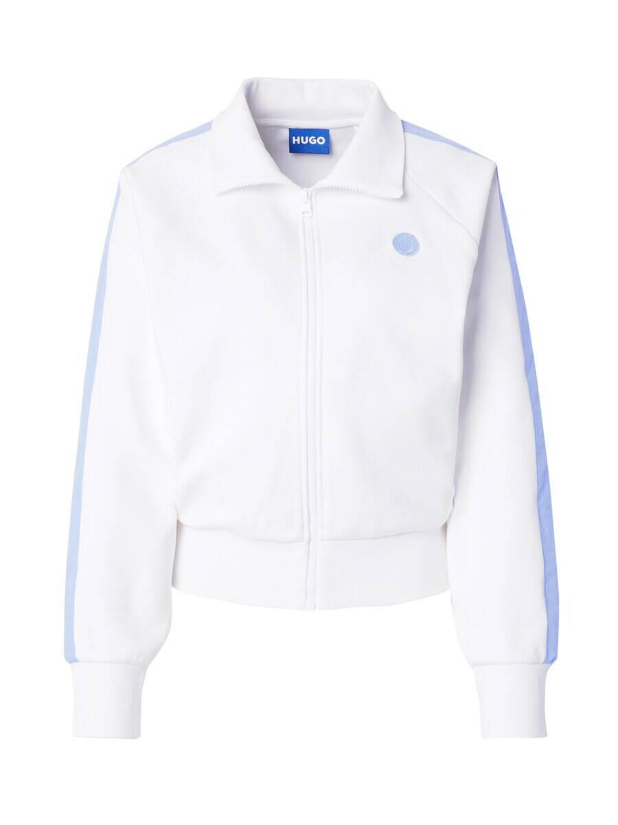 

Худи HUGO Zip-Up Hoodie Demilie_B, белый
