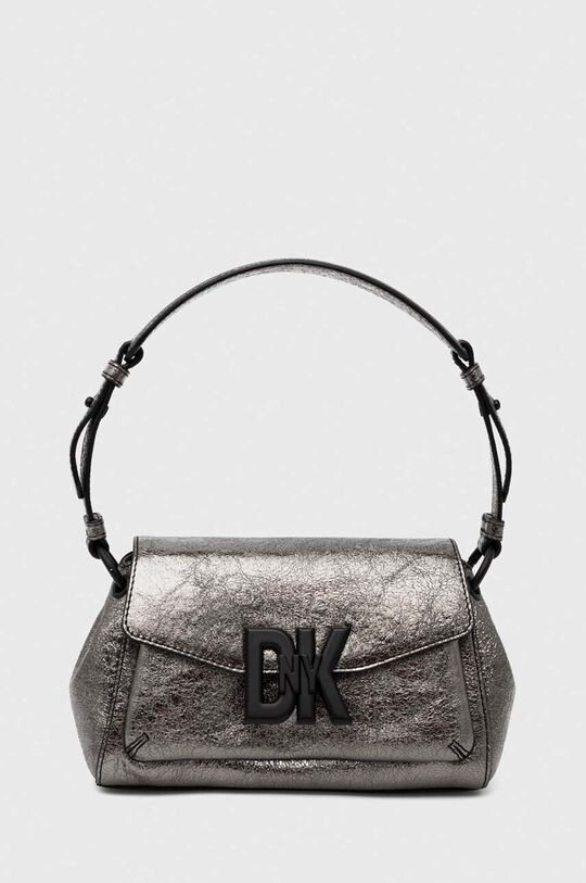 

Кожаная сумочка Дкны DKNY, серебро