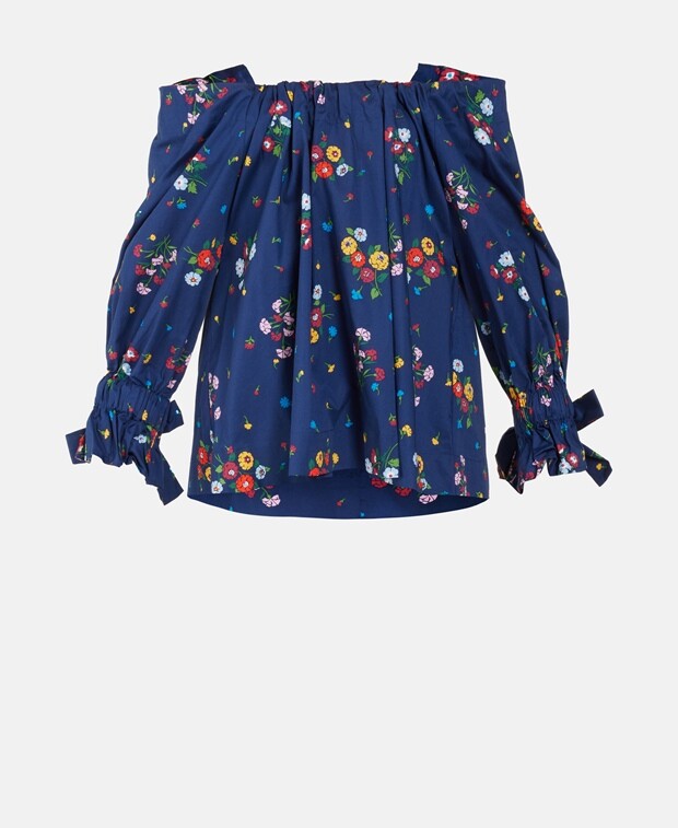 

Рубашка-блузка Kate Spade, темно-синий