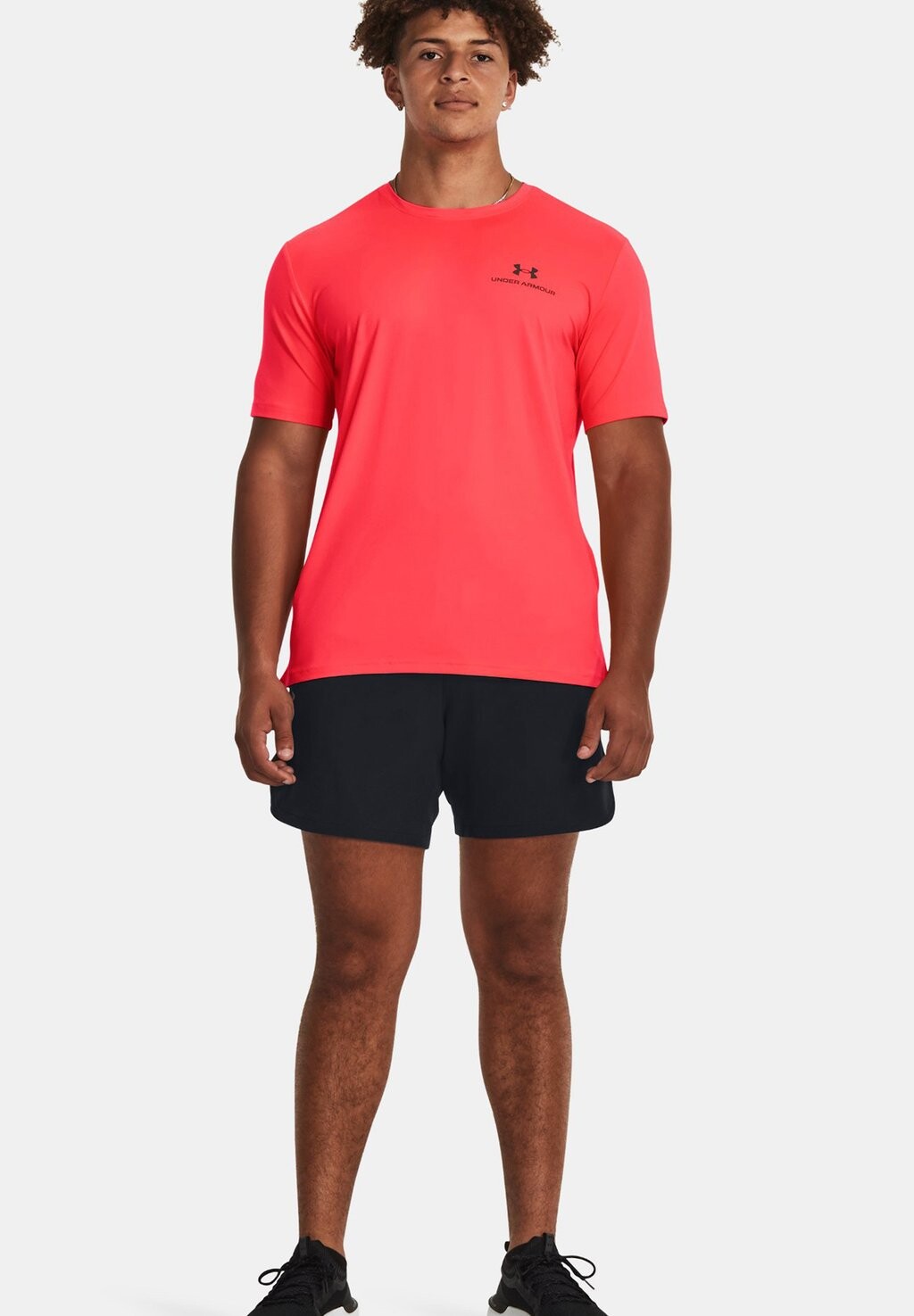 

Футболка с принтом RUSH ENERGY SS-BLU Under Armour, цвет beta black