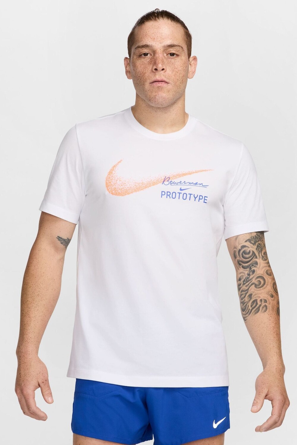 

Футболка с графическим принтом основателей Dri Fit Nike, белый