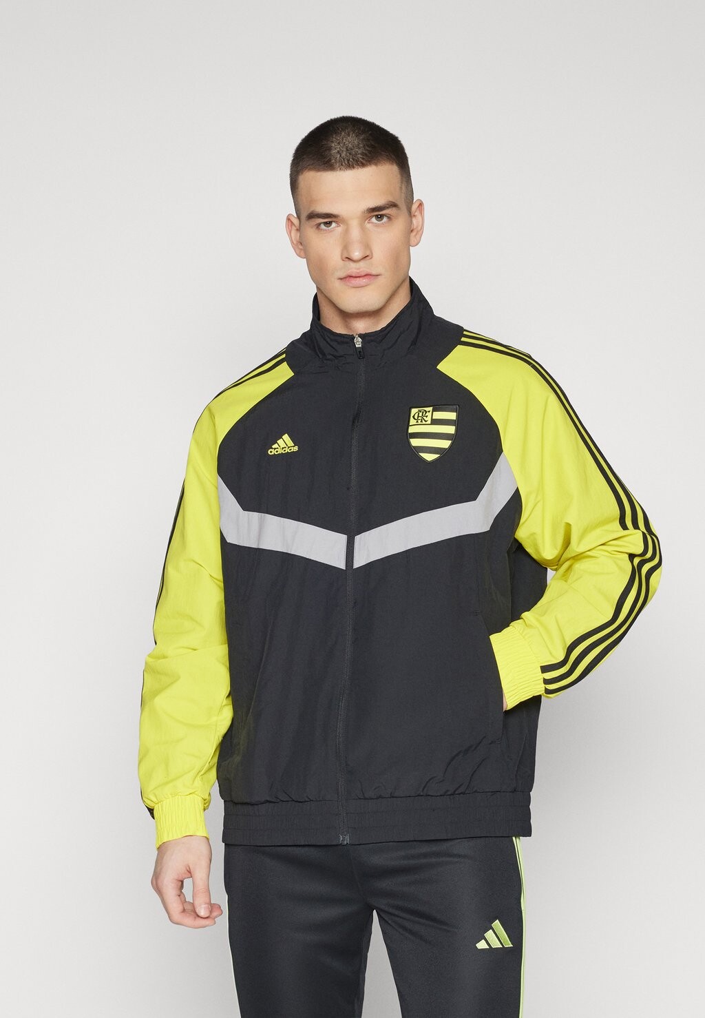 

Куртка тренировочная CRF TRACKTOP adidas Performance, цвет black/bright yellow