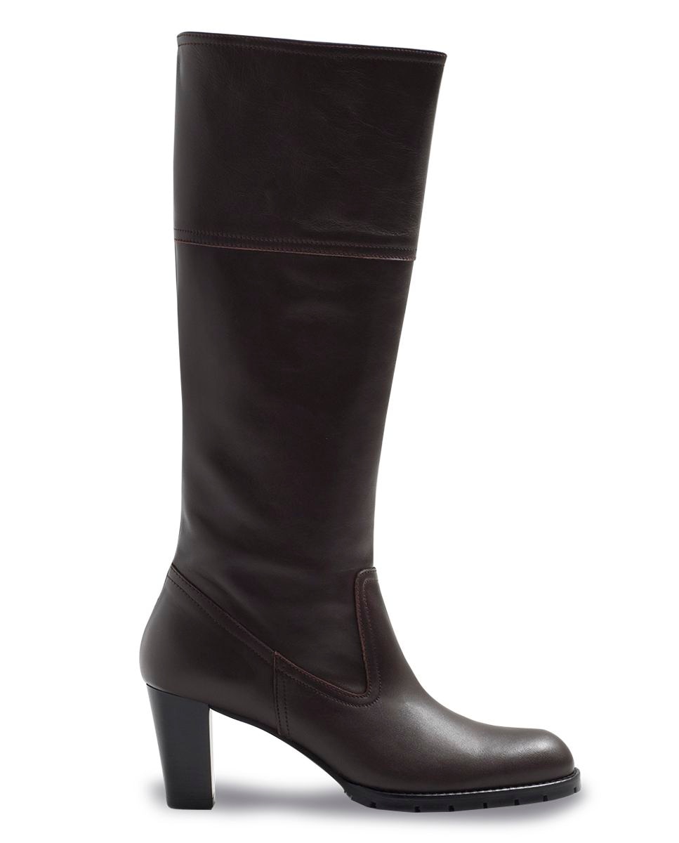 цена Женские кожаные ботинки на молнии темно-коричневого цвета Mad Pumps, темно коричневый