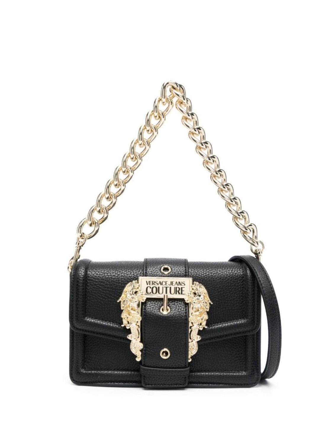 

Versace Jeans Couture сумка на плечо с пряжкой Baroque, черный