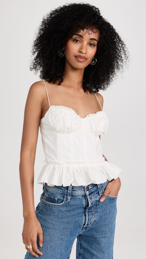 

Топ En Saison Raina Bustier, белый