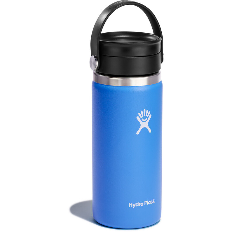 

Изолированная бутылка с гибкой крышкой Hydro Flask, синий