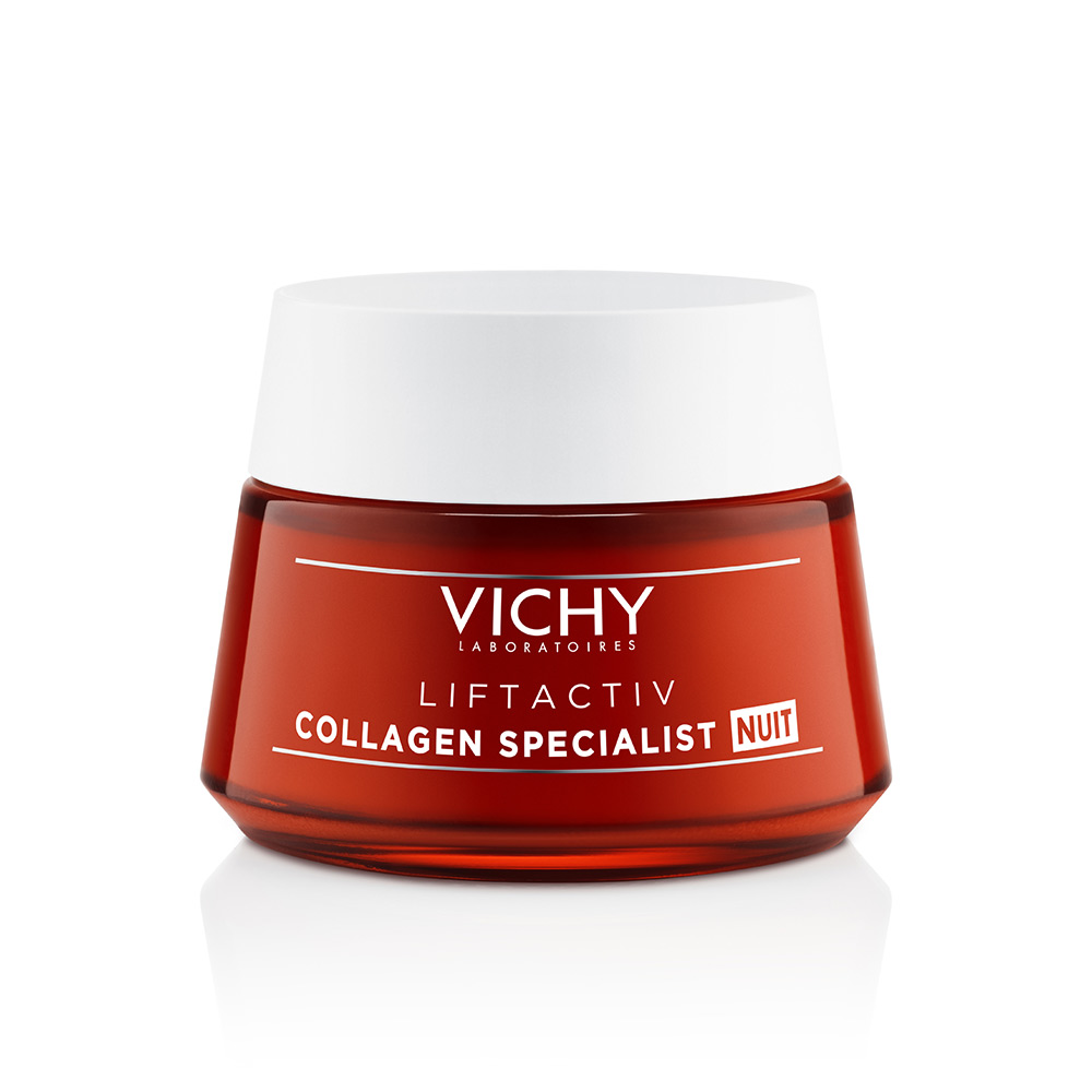Крем против морщин Liftactiv collagen specialist nuit Vichy laboratoires, 50 мл vichy liftactiv collagen specialist night cream 50 ml
