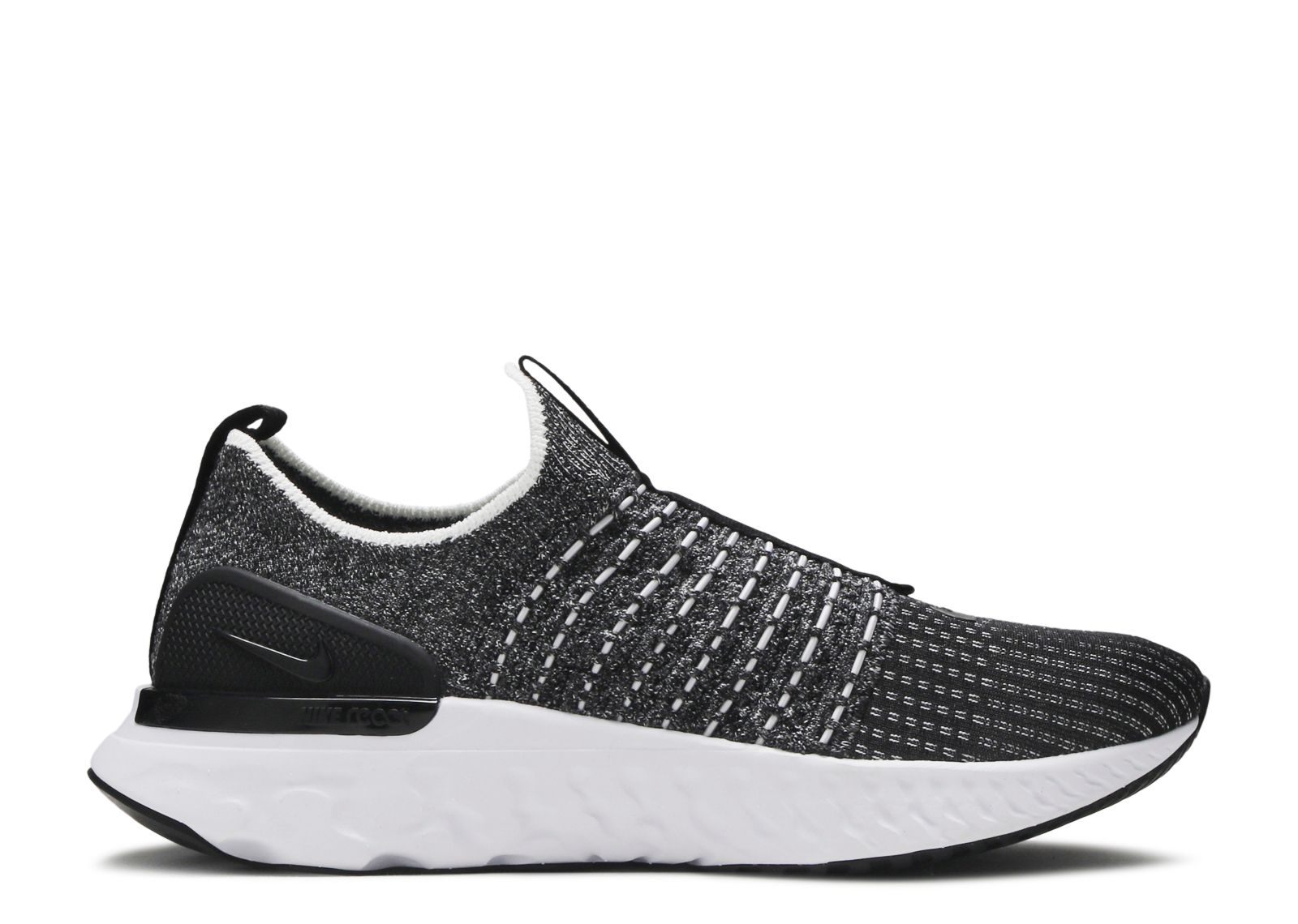 Кроссовки Nike React Phantom Run Flyknit 2 'Black Smoke Grey', серый кроссовки lacoste partner piste black grey