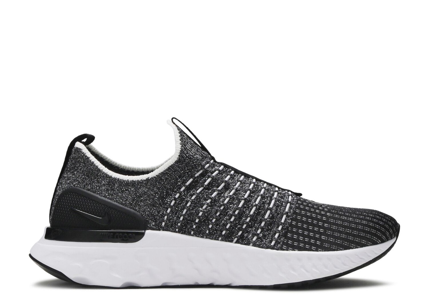 

Кроссовки Nike React Phantom Run Flyknit 2 'Black Smoke Grey', серый