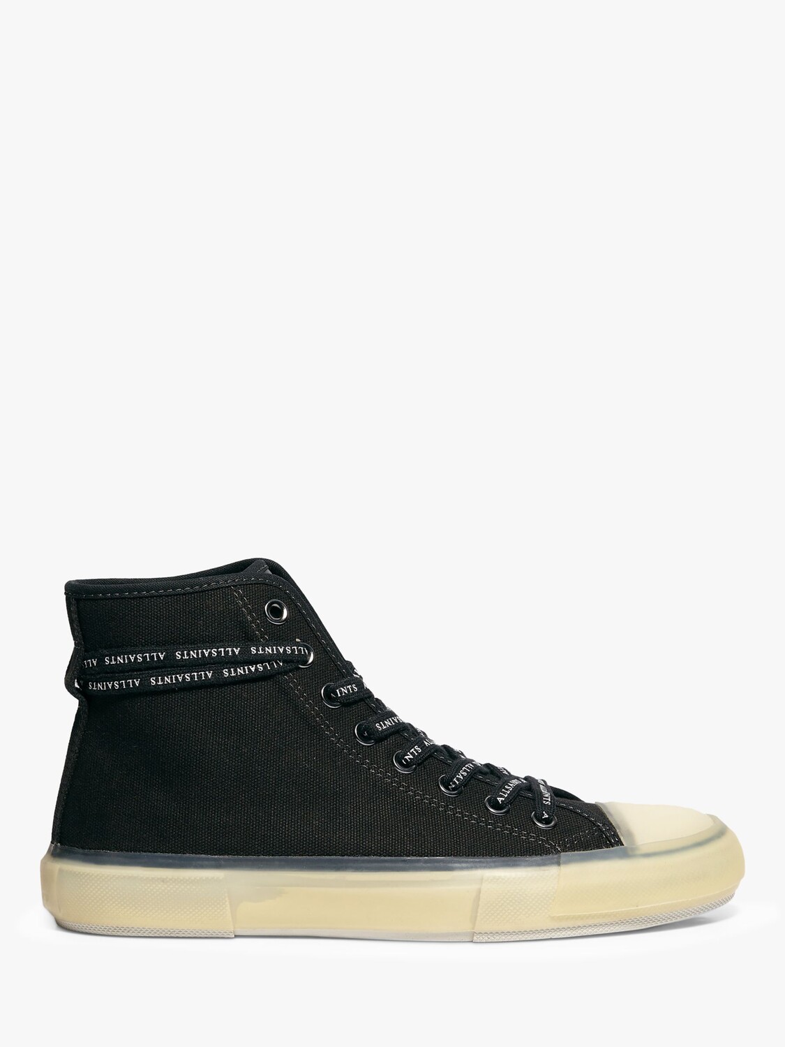 

Высокие парусиновые кроссовки AllSaints Jaxon, черные, Черный