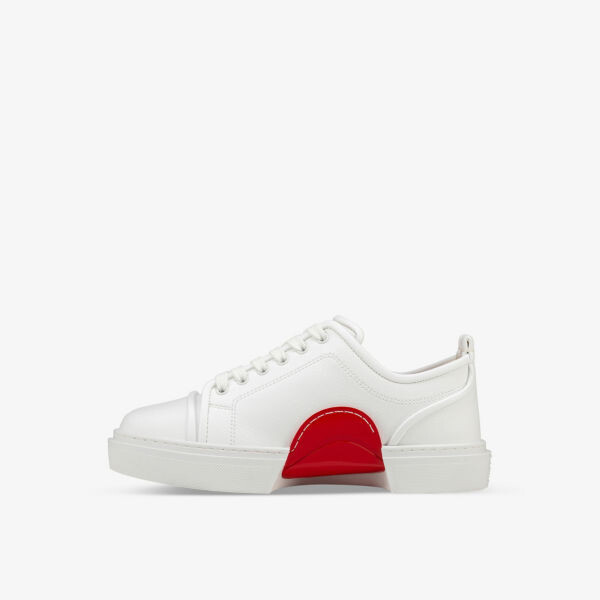 

Adolon Junior тканые низкие кроссовки с контрастными вставками Christian Louboutin, белый