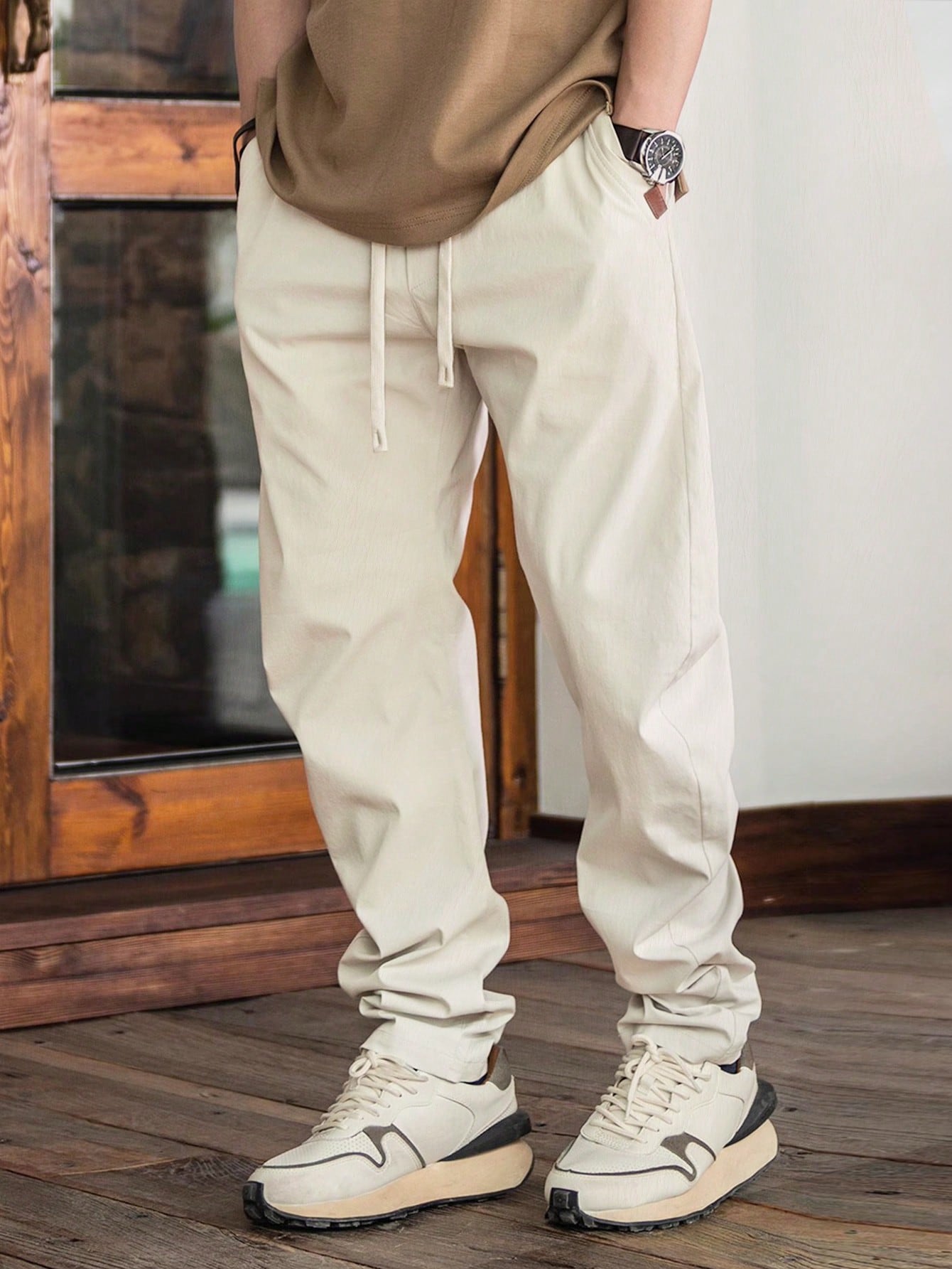 Мужские брюки-джоггеры с карманами на талии Manfinity Homme, абрикос