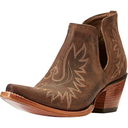 Узкие ботинки Dixon Western Bootie - женские Ariat, цвет Weathered Brown
