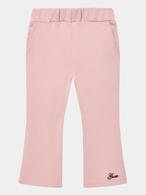 Тканевые брюки свободного кроя Guess, розовый