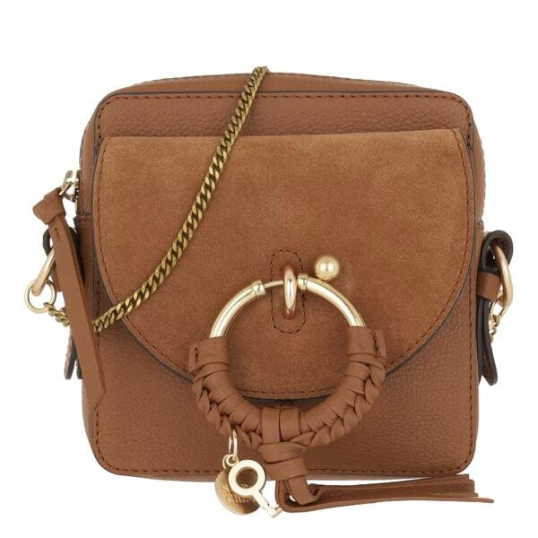 

Сумка joan camera bag leather See By Chloé, коричневый